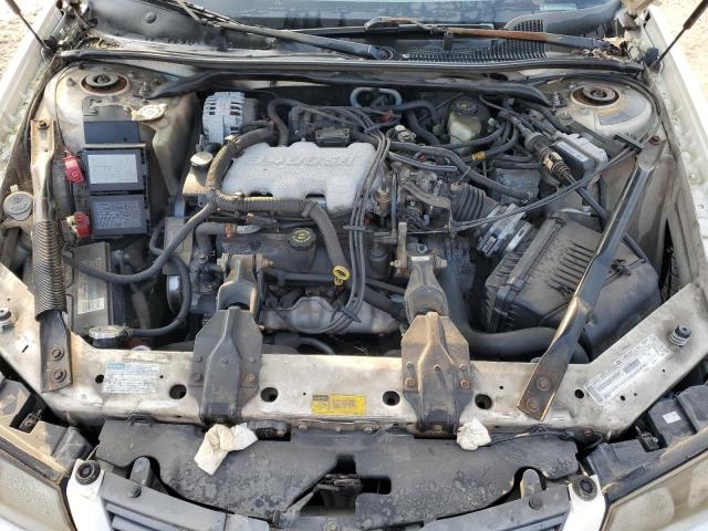 2G1WF52E419319934 - 2001 CHEVROLET IMPALA WHITE photo 11