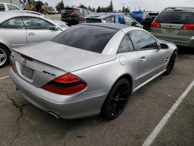 WDBSK75F04F076344 - 2002 MERCEDES-BENZ SL 500 SILVER photo 3