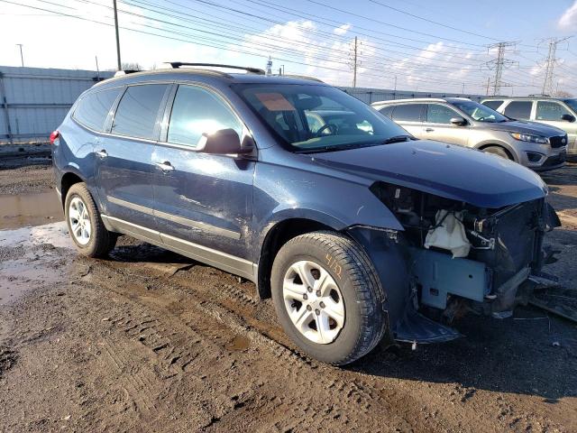 1GNKRFED2CJ202583 - 2012 CHEVROLET TRAVERSE LS BLUE photo 4