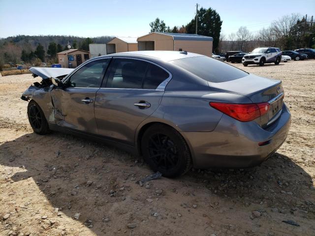 JN1BV7AP0FM339747 - 2015 INFINITI Q50 BASE GRAY photo 2