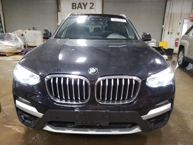 5UXTR9C54KLR06070 - 2019 BMW X3 XDRIVE30I BLACK photo 5