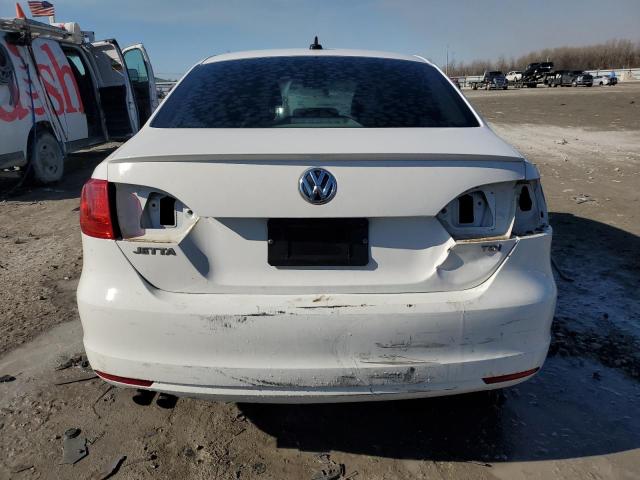 3VWLL7AJ6CM360361 - 2012 VOLKSWAGEN JETTA TDI WHITE photo 6