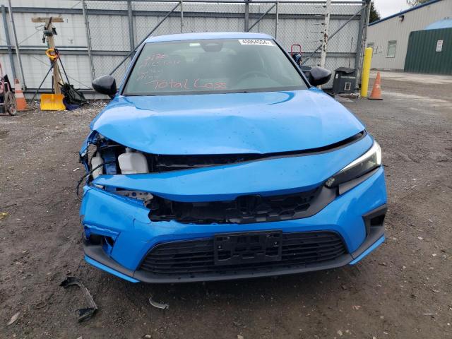 19XFL2H85PE016655 - 2023 HONDA CIVIC SPORT BLUE photo 5