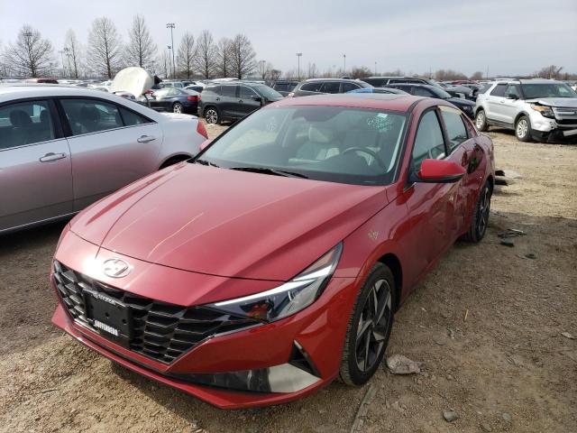 KMHLN4AJ6PU049280 - 2023 HYUNDAI ELANTRA LIMITED RED photo 1