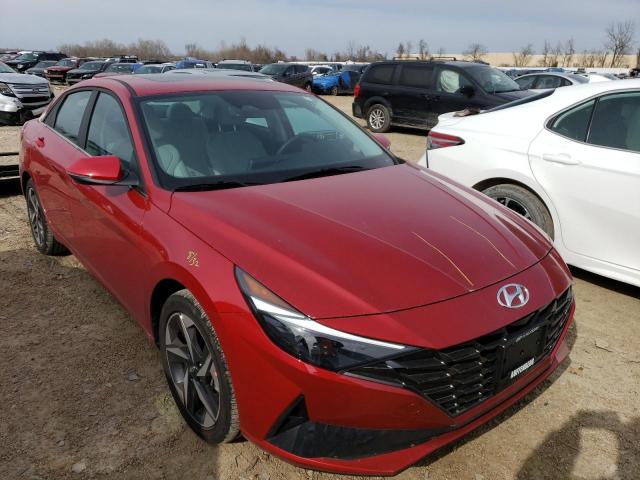 KMHLN4AJ6PU049280 - 2023 HYUNDAI ELANTRA LIMITED RED photo 4