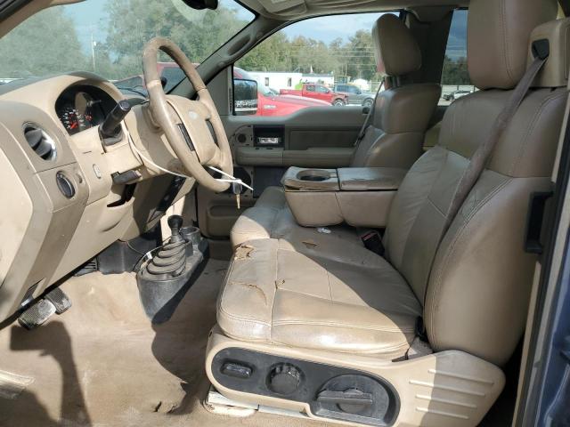 1FTPX14554NA41979 - 2004 FORD F150 BLUE photo 7