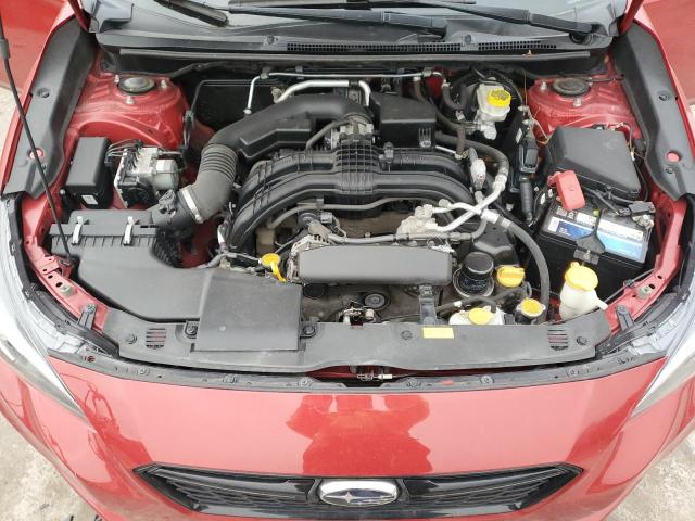 4S3GKAM65H3616171 - 2017 SUBARU IMPREZA SPORT RED photo 11