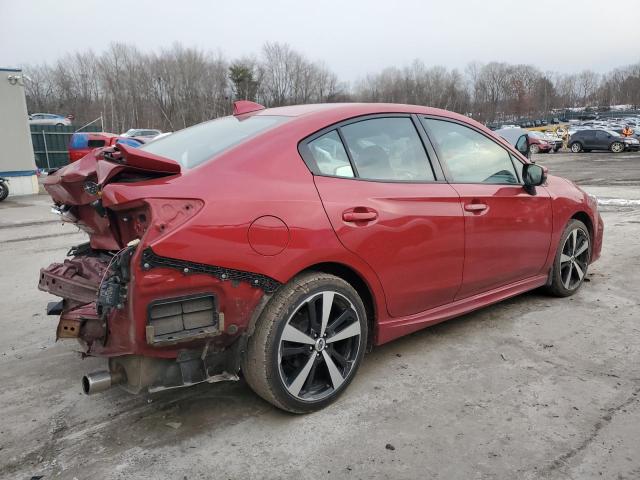 4S3GKAM65H3616171 - 2017 SUBARU IMPREZA SPORT RED photo 3