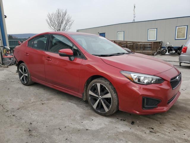 4S3GKAM65H3616171 - 2017 SUBARU IMPREZA SPORT RED photo 4