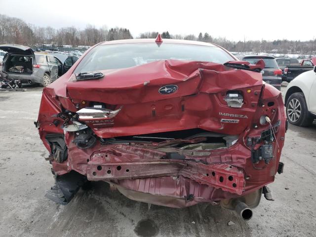 4S3GKAM65H3616171 - 2017 SUBARU IMPREZA SPORT RED photo 6