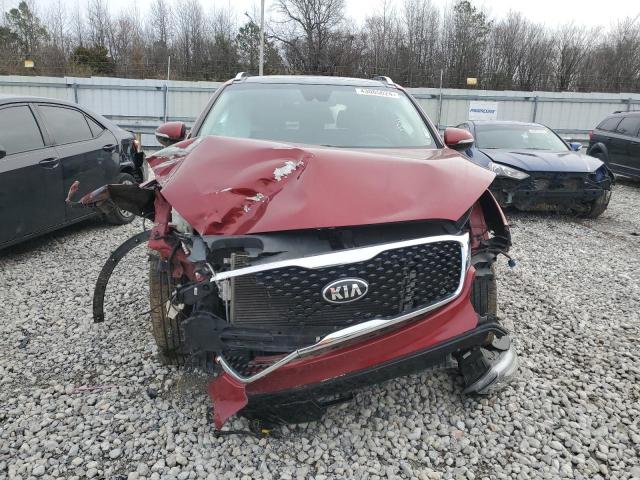 5XYPHDA51HG247946 - 2017 KIA SORENTO EX RED photo 5