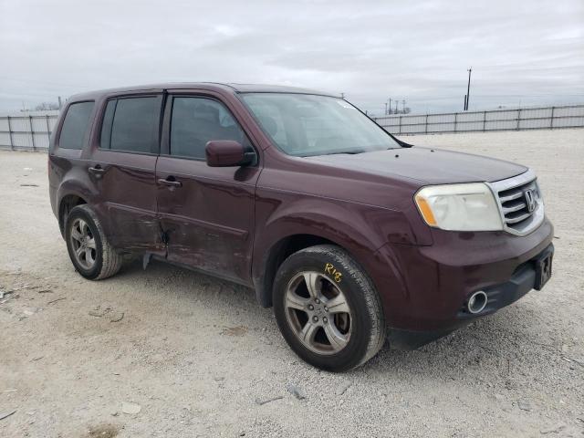 5FNYF3H52DB014430 - 2013 HONDA PILOT EXL MAROON photo 4