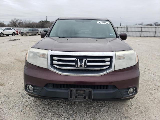 5FNYF3H52DB014430 - 2013 HONDA PILOT EXL MAROON photo 5