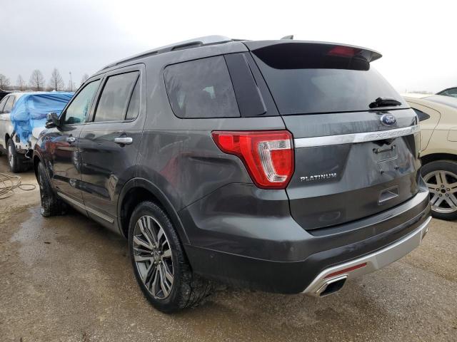 1FM5K8HT9GGC86473 - 2016 FORD EXPLORER PLATINUM GRAY photo 2