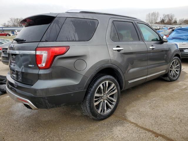 1FM5K8HT9GGC86473 - 2016 FORD EXPLORER PLATINUM GRAY photo 3