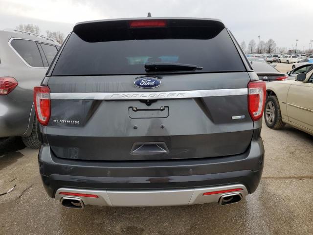 1FM5K8HT9GGC86473 - 2016 FORD EXPLORER PLATINUM GRAY photo 6