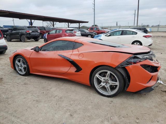 1G1Y62D47L5111350 - 2020 CHEVROLET CORVETTE STINGRAY 1LT ORANGE photo 2