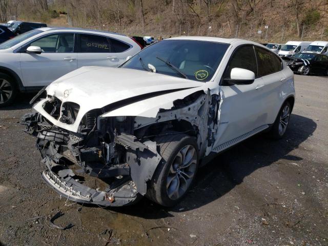 5UXFG2C56E0C43359 - 2014 BMW X6 XDRIVE35I WHITE photo 2