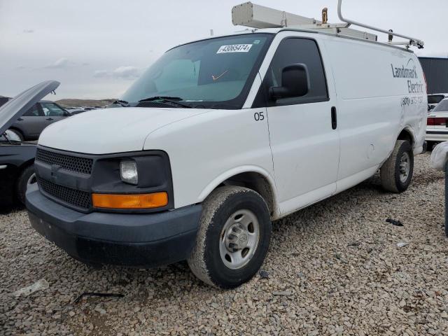 1GCGG25C491128015 - 2009 CHEVROLET EXPRESS G2 WHITE photo 1