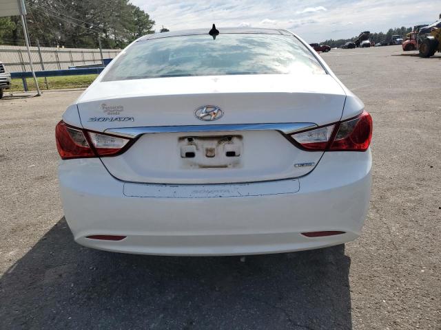 5NPEC4AC2CH406317 - 2012 HYUNDAI SONATA SE WHITE photo 6