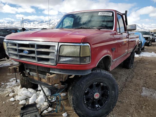 2FTHF26K7RCA16210 - 1994 FORD F250 RED photo 1