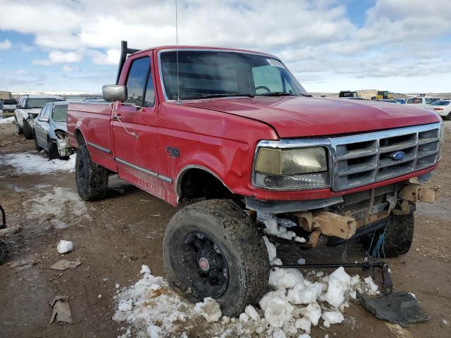 2FTHF26K7RCA16210 - 1994 FORD F250 RED photo 4