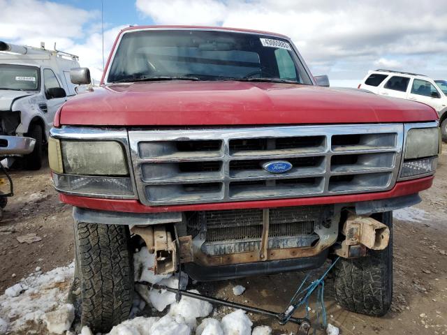 2FTHF26K7RCA16210 - 1994 FORD F250 RED photo 5