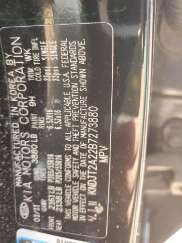 KNDJT2A22B7273880 - 2011 KIA SOUL + BLACK photo 13