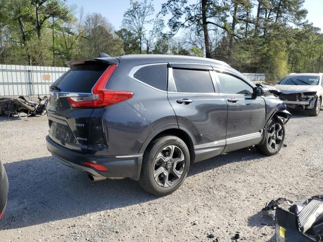 7FARW2H98KE013883 - 2019 HONDA CR-V TOURING GRAY photo 3