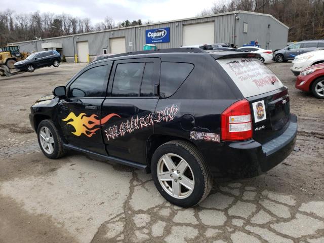 1J8FF47W87D390044 - 2007 JEEP COMPASS BLACK photo 2