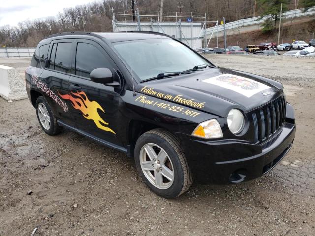 1J8FF47W87D390044 - 2007 JEEP COMPASS BLACK photo 4