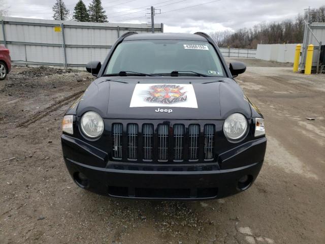 1J8FF47W87D390044 - 2007 JEEP COMPASS BLACK photo 5