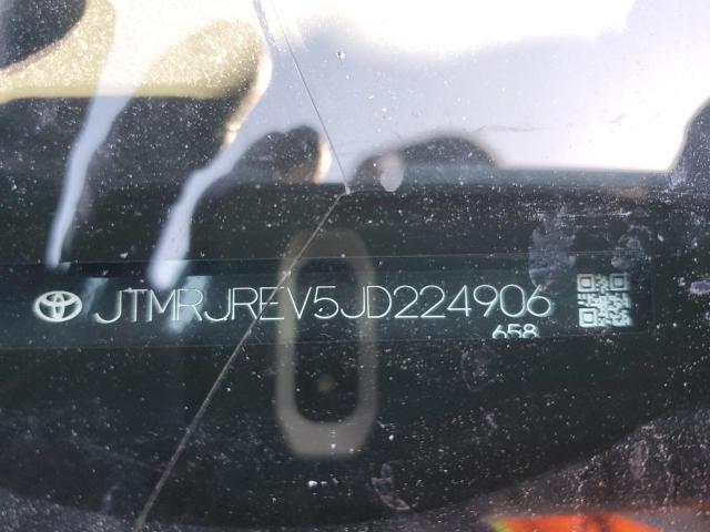 JTMRJREV5JD224906 - 2018 TOYOTA RAV4 HV LE WHITE photo 13