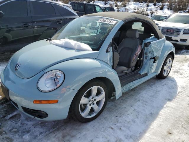 3VWSF31Y86M313622 - 2006 VOLKSWAGEN NEW BEETLE CONVERTIBLE OPTION PACKAGE 2 TURQUOISE photo 1