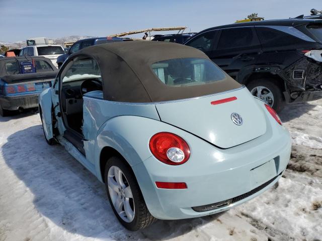 3VWSF31Y86M313622 - 2006 VOLKSWAGEN NEW BEETLE CONVERTIBLE OPTION PACKAGE 2 TURQUOISE photo 2