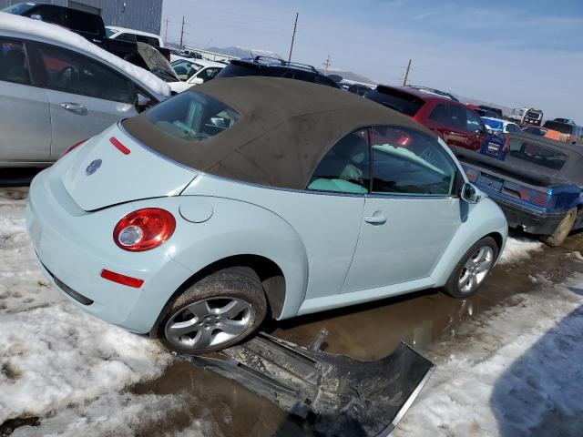 3VWSF31Y86M313622 - 2006 VOLKSWAGEN NEW BEETLE CONVERTIBLE OPTION PACKAGE 2 TURQUOISE photo 3