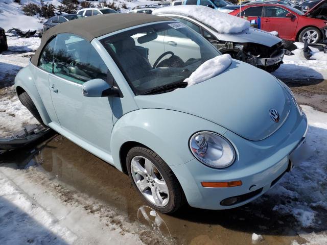 3VWSF31Y86M313622 - 2006 VOLKSWAGEN NEW BEETLE CONVERTIBLE OPTION PACKAGE 2 TURQUOISE photo 4