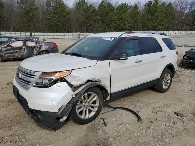 1FM5K7D87DGC93462 - 2013 FORD EXPLORER XLT WHITE photo 1