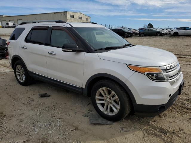 1FM5K7D87DGC93462 - 2013 FORD EXPLORER XLT WHITE photo 4