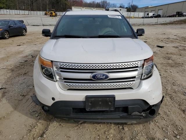 1FM5K7D87DGC93462 - 2013 FORD EXPLORER XLT WHITE photo 5