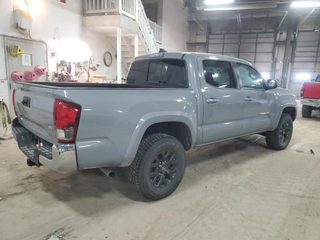 3TMCZ5AN9MM427688 - 2021 TOYOTA TACOMA DOUBLE CAB GRAY photo 3