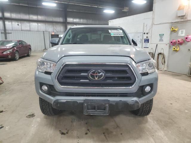 3TMCZ5AN9MM427688 - 2021 TOYOTA TACOMA DOUBLE CAB GRAY photo 5