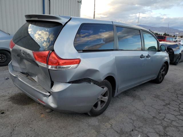 5TDKA3DC5BS004685 - 2011 TOYOTA SIENNA BASE SILVER photo 3