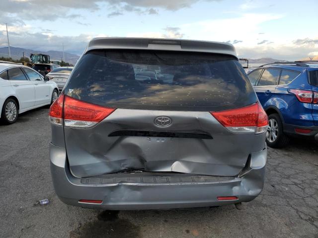 5TDKA3DC5BS004685 - 2011 TOYOTA SIENNA BASE SILVER photo 6