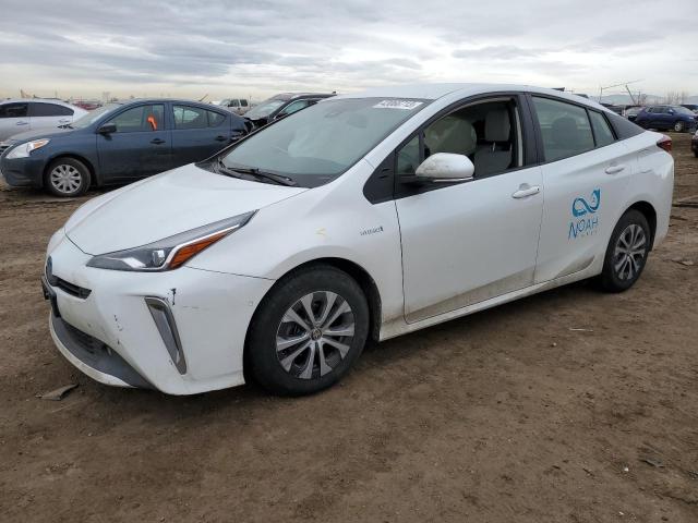 JTDL9MFU1M3030973 - 2021 TOYOTA PRIUS LE WHITE photo 1