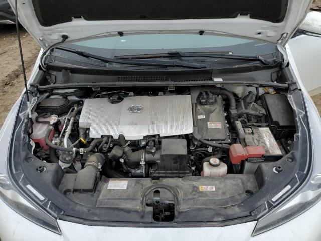 JTDL9MFU1M3030973 - 2021 TOYOTA PRIUS LE WHITE photo 11