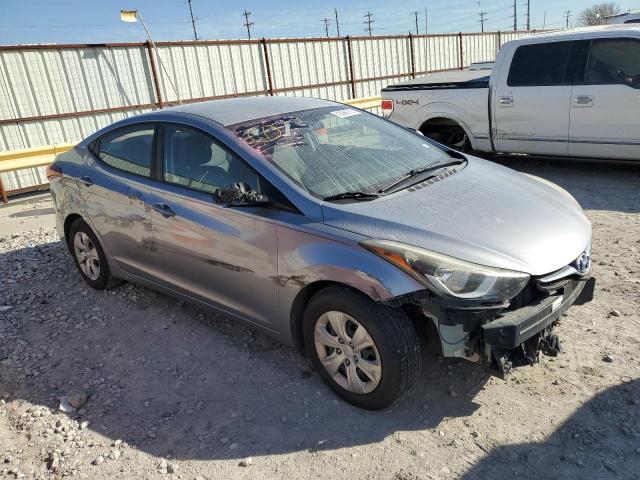 5NPDH4AE7GH739469 - 2016 HYUNDAI ELANTRA SE SILVER photo 4