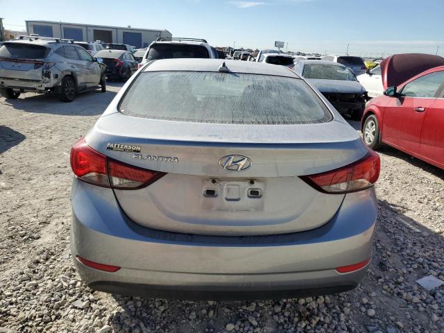 5NPDH4AE7GH739469 - 2016 HYUNDAI ELANTRA SE SILVER photo 6