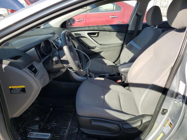 5NPDH4AE7GH739469 - 2016 HYUNDAI ELANTRA SE SILVER photo 7