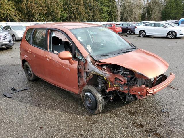 JHMGD38648S074209 - 2008 HONDA FIT SPORT ORANGE photo 4